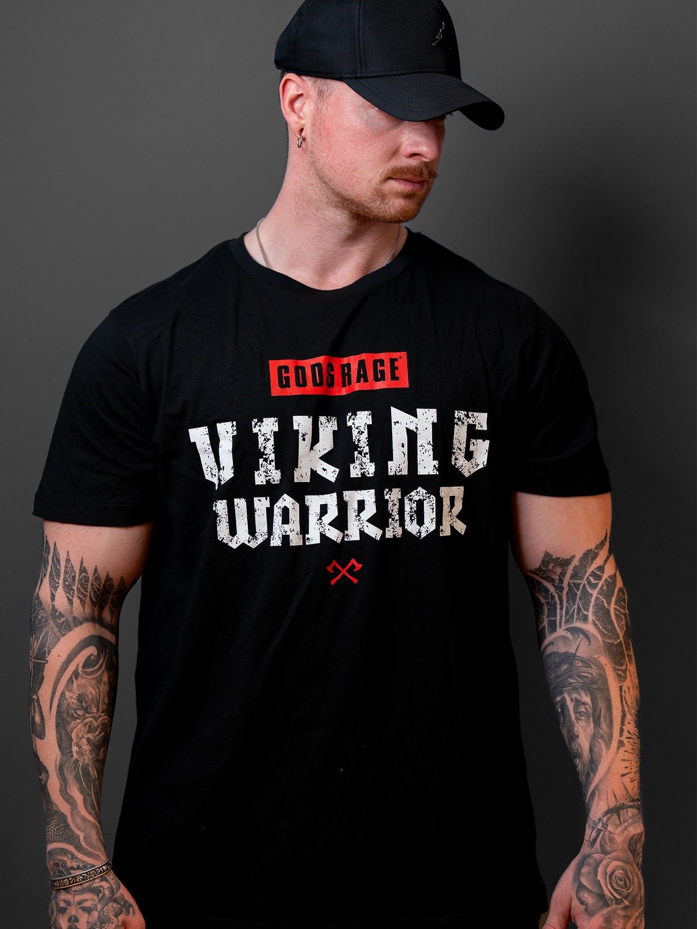 Viking Warrior Shirt Black