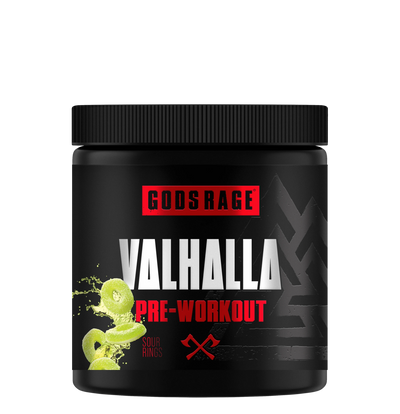 Valhalla Pre-Workout Sour Apple Rings 400g