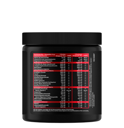 Valhalla Pre-Workout Enemys Blood 400g