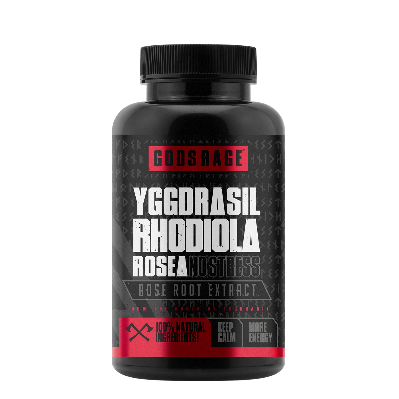 Yggdrasil Rhodiola Rosea Gods Rage 120 Capsules